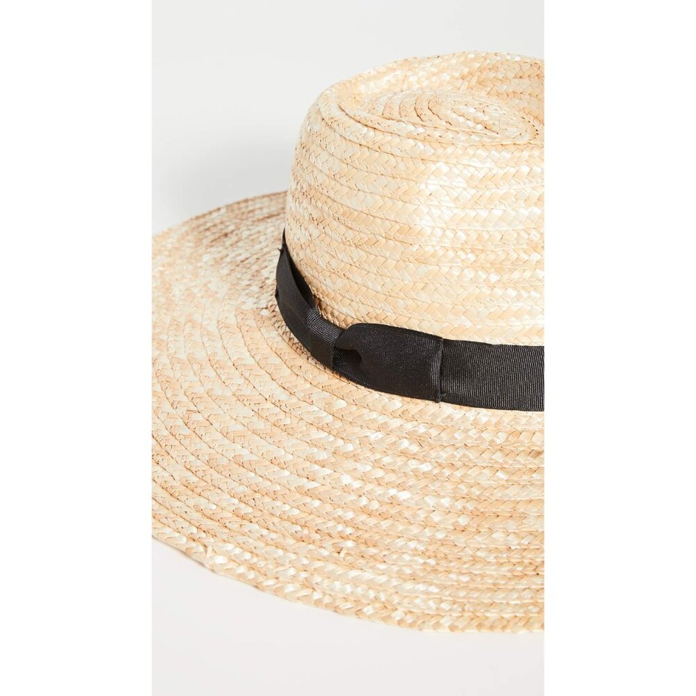 Lack‎ Of Color Women's The Spencer Wide Brim Natural, Black Rim, Small - New Box - Picture 3 of 6